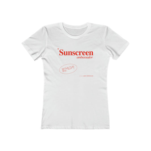 Sunscreen Ambassador - Boyfriend Tee