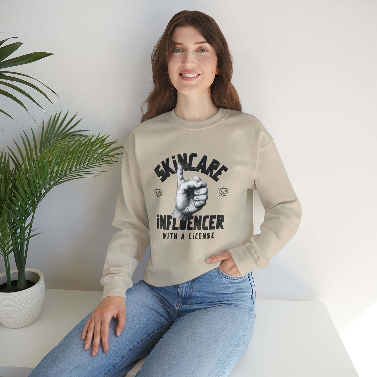 Skincare Influencer - Crewneck Sweatshirt