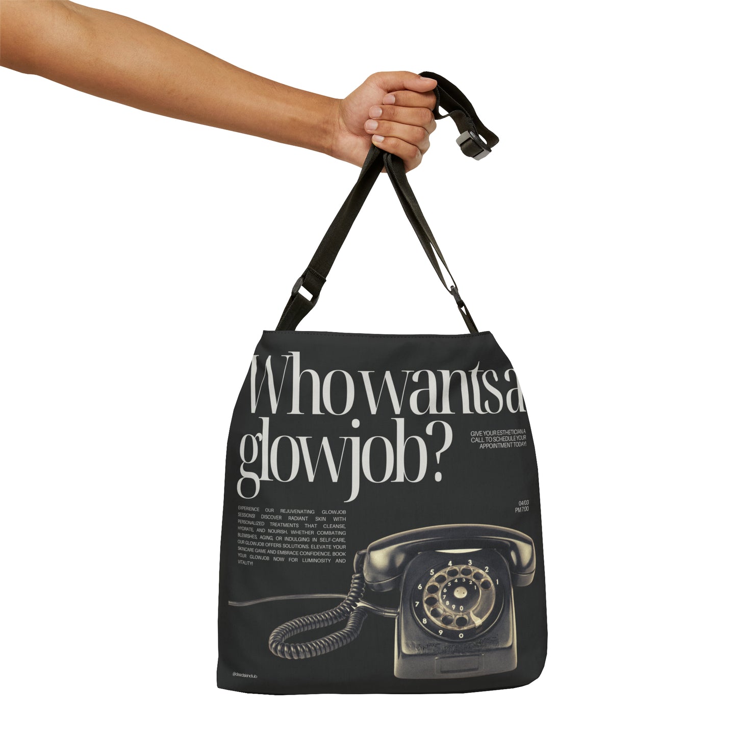 Glowjob Glamour Tote Bag