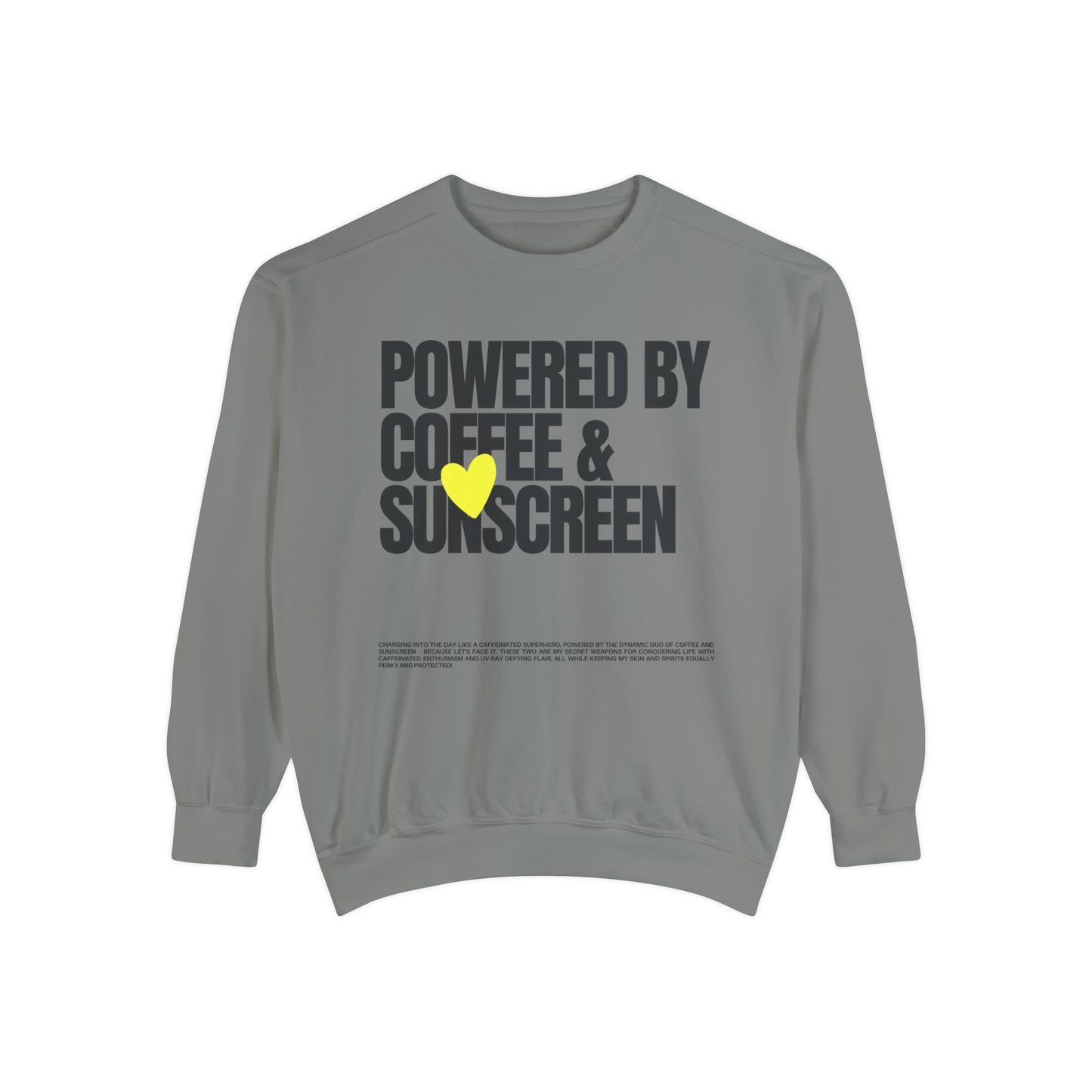 Powered by Coffee and Sunscreen - Esthetician Sweatshirt | Esthetician Gift