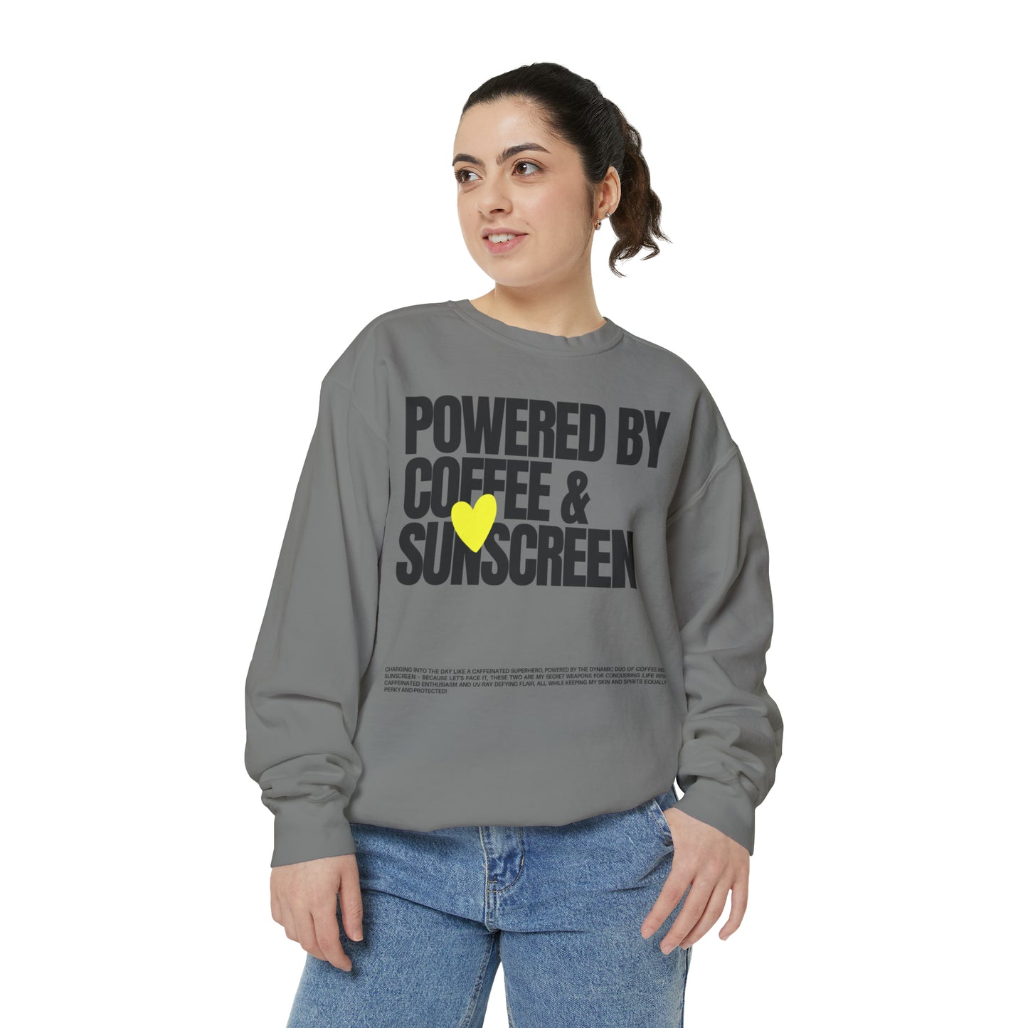 Powered by Coffee and Sunscreen - Esthetician Sweatshirt | Esthetician Gift