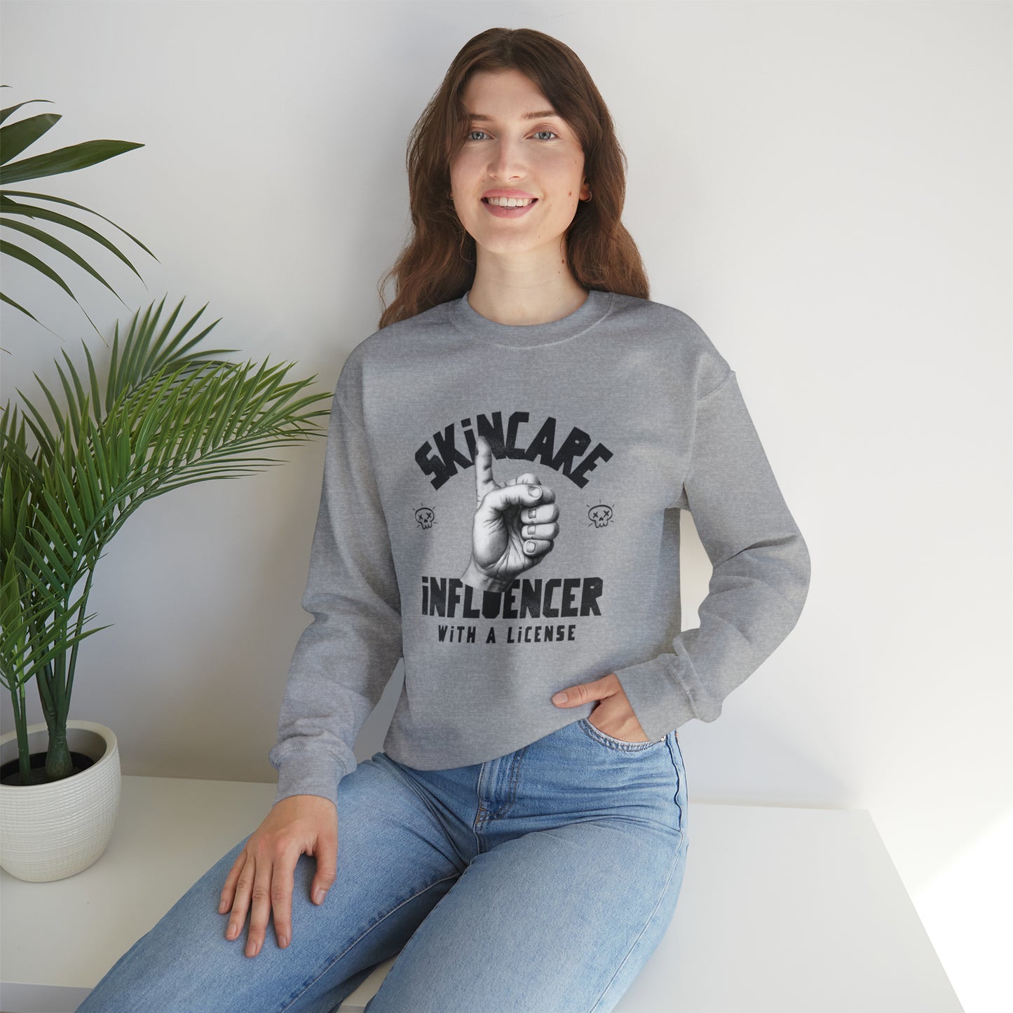 Skincare Influencer - Crewneck Sweatshirt